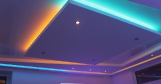 Натяжной потолок с подсветкой Горно-Алтайск, цена от 2115 руб.
